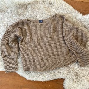 Chunky knit cropped sweater from urban outfitters